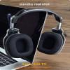 A40 TR Mod Kit  defean Replacement Earpads and Headband Compatible with Astro Gaming A40 TR Headset,Ear Cushions, Upgrade High-Density Noise Cancelling Foam, Added Thickness (Black Breathable Fabric) view 4