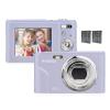 Andoer Portable Digital Camera 48MP 1080P 2.4-inch IPS Screen 16X Zoom Auto Focus Self-Timer 128GB Extended Memory Face Detection Anti-Shaking with 2pcs Batteries Hand Strap Carry Pouch view 1