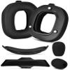 A50 Gen 3 Mod Kit - defean Replacement Earpads and Headband Compatible with Astro A50 Gen 3 Headset,Ear Cushions, Upgrade High-Density Noise Cancelling Foam, Added Thickness (Black Breathable Fabric) view 1