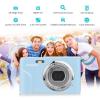 Andoer Portable Digital Camera 48MP 1080P 2.4 Inch IPS Screen 16X Zoom Auto Focus Self-Timer 128GB Extended Memory Face Detection Anti-Shake view 2