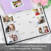 180 Pockets Photo Album for Fujifilm Instax Mini Camera, Photo Album with Writing Space for Polaroid, Leather Cover, 2x3 Photo for Instax Mini 12 11 9 40 8 7 Evo LiPlay Instant Camera(Black) view 2