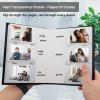 180 Pockets Photo Album for Fujifilm Instax Mini Camera, Photo Album with Writing Space for Polaroid, Leather Cover, 2x3 Photo for Instax Mini 12 11 9 40 8 7 Evo LiPlay Instant Camera(Black) view 4