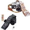 Art Tribute Black SIlver & White Woven Vintage Camera Straps Bundle Package- Great GIft for Man and Women Photographers view 1