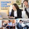 JC JCSKY 22-27 Inch Computer Privacy Protection Film, Hanging Anti-Blue Light Panel, Protect The Eyes, Easy On/Off and Removable / 24in 547x320mm view 2