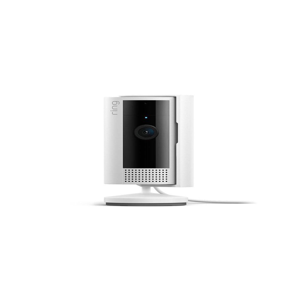 Ring Indoor Cam (newest model) Home or business security in 1080p HD video, White