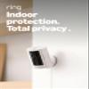Ring Indoor Cam (newest model) Home or business security in 1080p HD video, White view 2