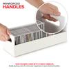 Stock Your Home CD Storage Box, Organizer Shelf for Movie Cases, DVDs, Cassette Tape Display Stand, Disc Holder Can Store Up to 40 CDs, Faux Leather (White) view 4