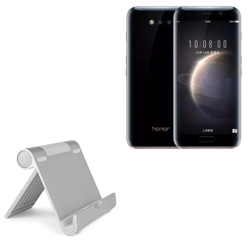 BoxWave Stand and Mount Compatible with Honor Magic - VersaView Aluminum Stand, Portable, Multi Angle Viewing Sturdy