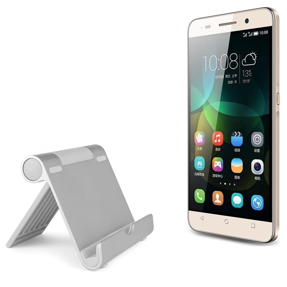 BoxWave Stand and Mount Compatible with Honor 4C - VersaView Aluminum Stand, Portable, Multi Angle Viewing Sturdy