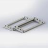 2.5 inch PC SSD HDD Cages Bracket Solid State Drive Frame Multi Layer Box Stacking External HD Cabinet Docking Station Base SATA PATA Computer Hard Disk Rack Metal 4-Bay Mounting Bracket Silver view 1