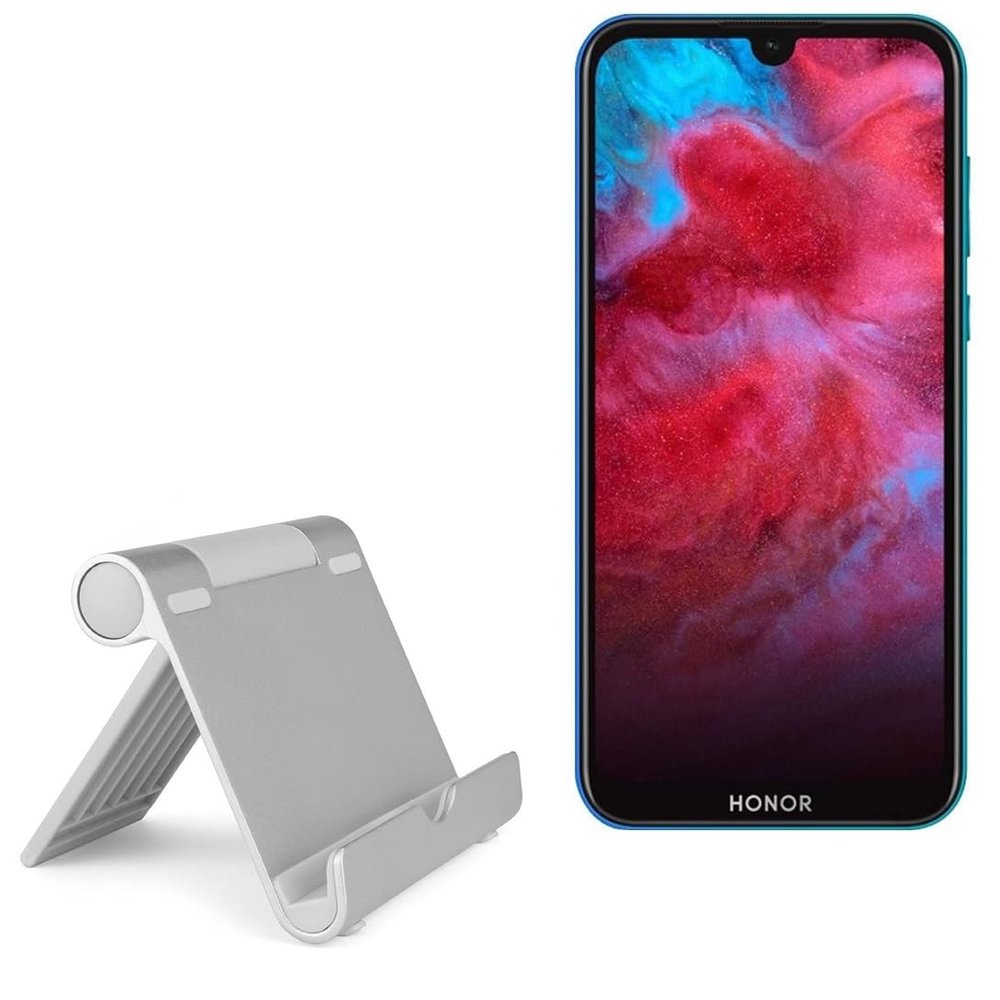 BoxWave Stand and Mount Compatible with Honor Play 3e - VersaView Aluminum Stand, Portable, Multi Angle Viewing Sturdy