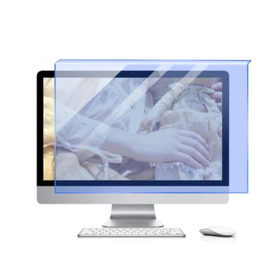 LIGUOYI HD Transparent Screen Protector Film for Widescreen Computer Monitors, Antis-Blue Light Filter, Eye Protectio, Hanging Type Screen Cover, No Bubbles, No Sliding, Removable