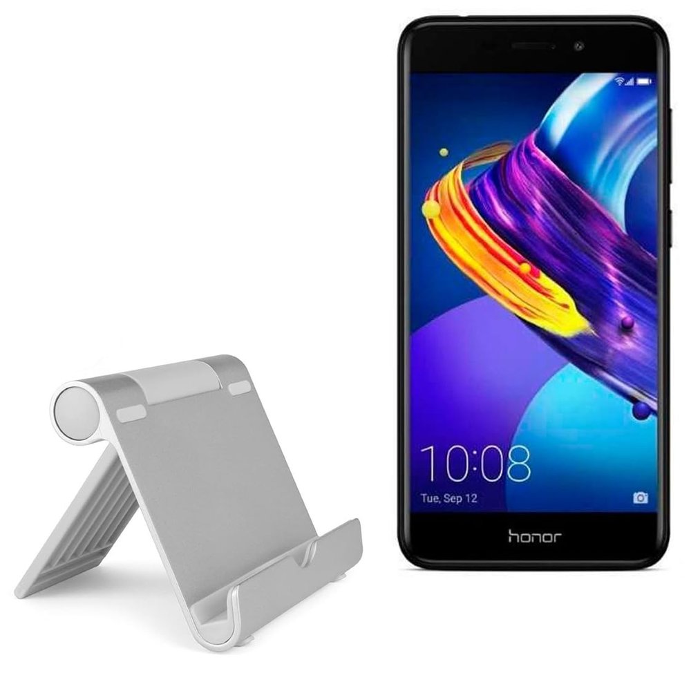 BoxWave Stand and Mount Compatible with Honor 6C Pro - VersaView Aluminum Stand, Portable, Multi Angle Viewing Sturdy