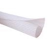 Alex Tech 25ft - 1.25 inch Cord Protector Wire Loom Tubing Cable Sleeve Split Sleeving for USB Cable Power Cord Audio Video Cable - Protect Cat from Chewing Cords - White view 1
