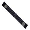 NICKSTON Engraved Strap Band Compatible with Garmin Foretrex 601 701 Quatix 3 6X 7X D2 Tactix 7 Pro Bravo Charlie Delta Black Stainless Steel Bracelet B-CC3-A26 (9" (228mm) Wrist Size) view 1