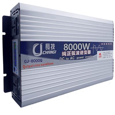 Power Inverter Pure Sine Wave Inverter 12v dc to ac 110v 240v with LED Display for Car RV Boat Solar Power System,8000W-60Vto220V