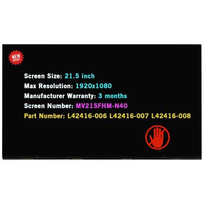 BTSELSS 21.5" Screen Replacement for HP 22-C 22-c0046nf 22-c0046ns 22-c0047ns 22-c0049ns 22-c0051nf 22-c0056nf FHD 1080P LCD Display Panel (Only for Non-Touch Version)