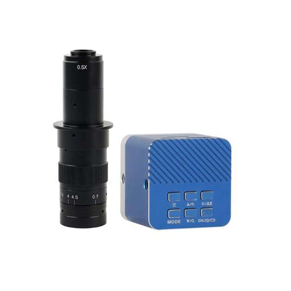 8MP 4K 1080P HDMI PC Industrial Electronic Digital MINI Video Microscope Camera & 180X C-Mount Lens For Phone PCB Soldering
