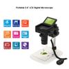 10X-220X Digital Microscope 2.4" LCD 1080P Full HDMI HDMI/AV/USB Output 3.0MP LED Magnifier with Adjustable Stand Microscope view 4