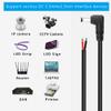 GINTOOYUN 2 Pack 90 Degree DC Power Pigtails Cable, Right Angle DC 5.5mm x 2.5mm Male Plug to Bare Wire Open End Power Supply Replacement Repair Cord, for Monitors, LED Strip Light, Camera,3FT 1m view 4