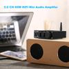 Q-BAIHE HiFi Digital Power Amplifier 75W*2 Mini Home Power Amplifier Black with Power Adapter view 3