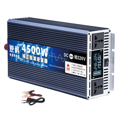 Niczu Pure Sine Wave Inverter DC 12V 24V 48V 60V to AC 220V, 3500W 4000W 4500W 5500W 6500W 8000W 9000W 10000W 12000W Car Power Voltage Converter,4500W-60V