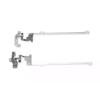 fqparts Generic Laptop LCD Screen Hinges Set Shaft Axis Bracket for ACER for TravelMate B117-M B117-MP L&R view 1