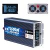 Niczu 3500W 4000W 4500W 5500W 6500W 8000W 9000W 10000W 12000W Pure Sine Wave Inverter, DC 12V 24V 48V 60V to AC 220V Car Power Voltage Converter,5500W-24V view 1
