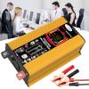 FONOBO 500 Watt 12V Power Inverter Dual USB & 110/220V AC Outlets, with Led Display, Portable Power for Camping and Office,Yellow-220 view 1