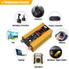 FONOBO 500 Watt 12V Power Inverter Dual USB & 110/220V AC Outlets, with Led Display, Portable Power for Camping and Office,Yellow-220 view 2