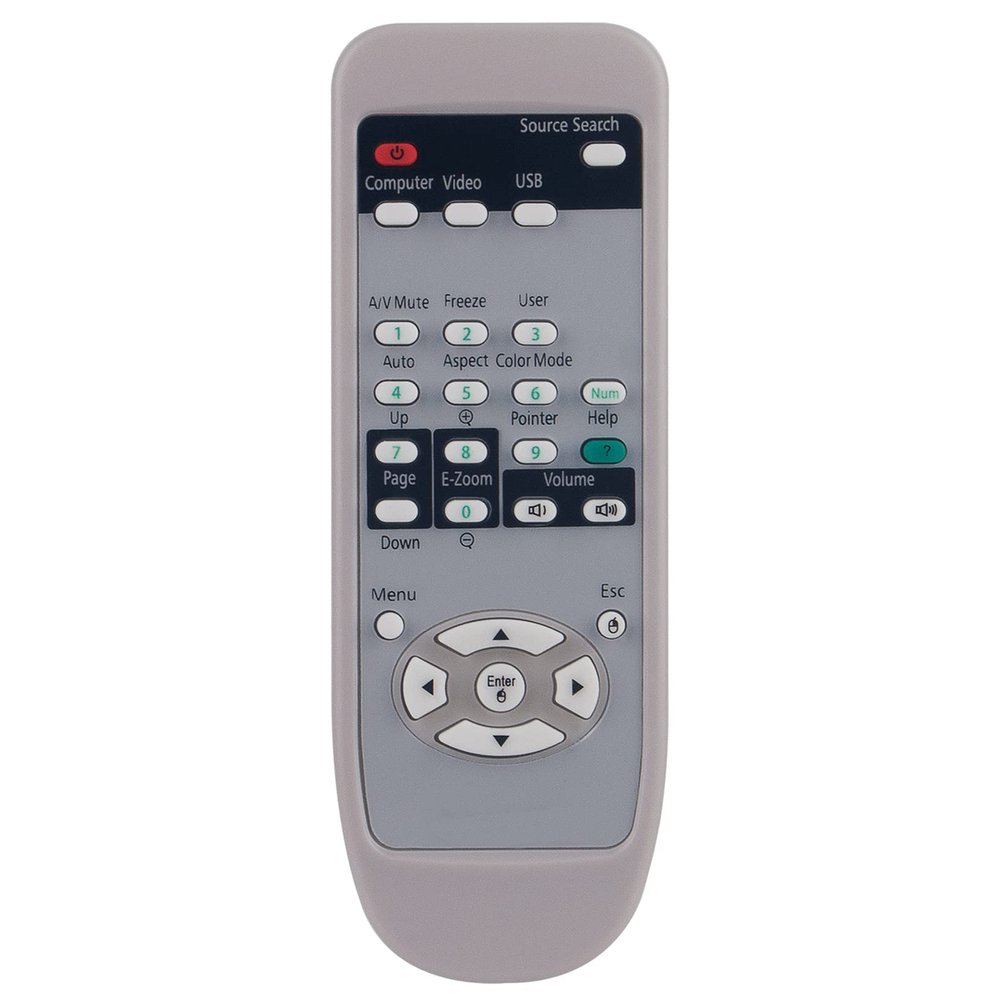 Allimity 1515069 151506800 Replaced Remote Control fit for Epson Projector EMP-7900 EMP-7950 EMP-830 EMP-835 EMP-7800 EMP-7850 EMP-1830 EMP-1815 EMP-8300