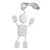 Ckuakiwu USB Hub Man Shape 4 Port Charging Hub USB Mobile Phone Charge for Laptop Pc Cord Splitter view 1