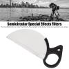 80mm Handheld Subtle Kaleidoscope Filter, Special Effects Filter for, Optical Glass Prism, Handheld Diopter Close UP Blur Effects Photographic Video Camera Accessories view 3