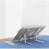 Portable Laptop Stand, Universal Portable Laptop Stand Adjustable ABS or Aluminum Desktop Stand for MacBook Air Pro Tablet Laptop Holder (Black) view 4