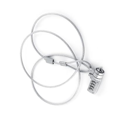 Joyzan Laptop Lock, Computer Combination Security Locking Cable steel Tablet Anti Theft Hardware Protection 4 Digit Password PC Monitor Projectors Docks Mobile Devices Notebook Phone Displays 43.3inch