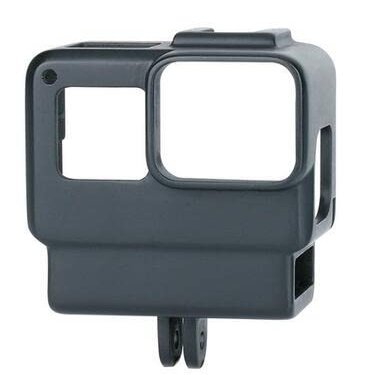 Drone Accessories for GoPro Hero 7 6 5 V2 Vlog Gopro Case Accessories for GoPro Hero 7 6 5 Plastic Housing with Extend Microphone Port Cold Shoe Mount Vlogging Replaceable (Colour : Package List)
