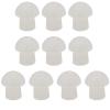 Replacement Mushroom Earbuds Ear Tips Compatible with Motorola Kenwood Baofeng Two Way Radio Air Acoustic Coil Tube Earpiece Transparent Security Headset (10 Pack) view 1