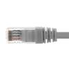 NavePoint Patch Cable, CAT5e, UTP, 24AWG/7 * 0.18 MM, 0.5 Ft, 10 Pack, Gray view 3