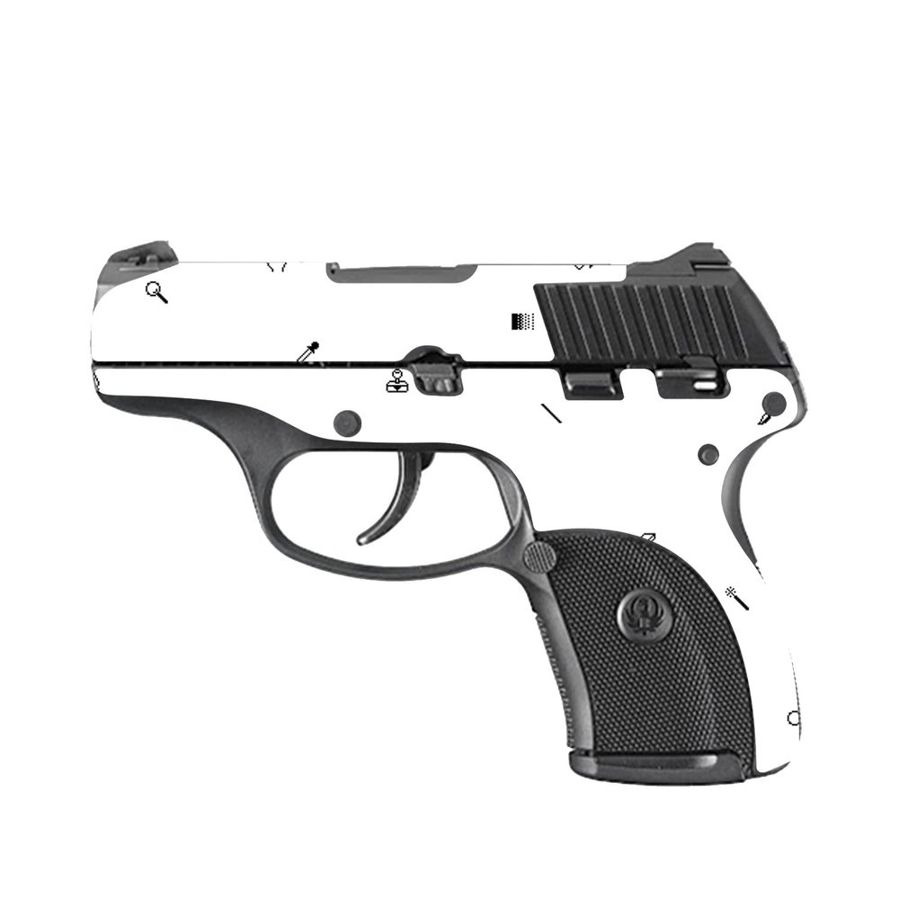 MightySkins Skin Compatible with Ruger LC9 9mm 3.12 Barrel - Pixel Pattern | Protective, Durable, and Unique Vinyl Decal wrap Cover | Easy to Apply, Remove, and Change Styles | Made in The USA