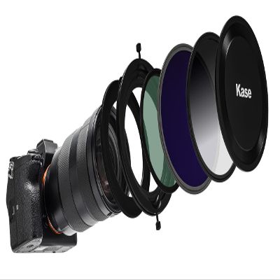 Kase Wolverine 82mm Master IV Kit M4 Magnetic Shockproof Tempered Optical Glass 3 Filter Kit Inc 95mm Adjustable Soft Grad 82