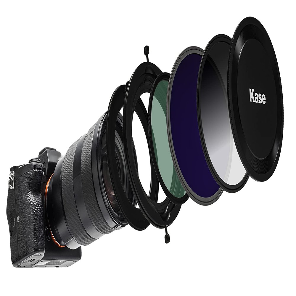 Kase Wolverine 82mm Master IV Kit M4 Magnetic Shockproof Tempered Optical Glass 3 Filter Kit Inc 95mm Adjustable Soft Grad 82