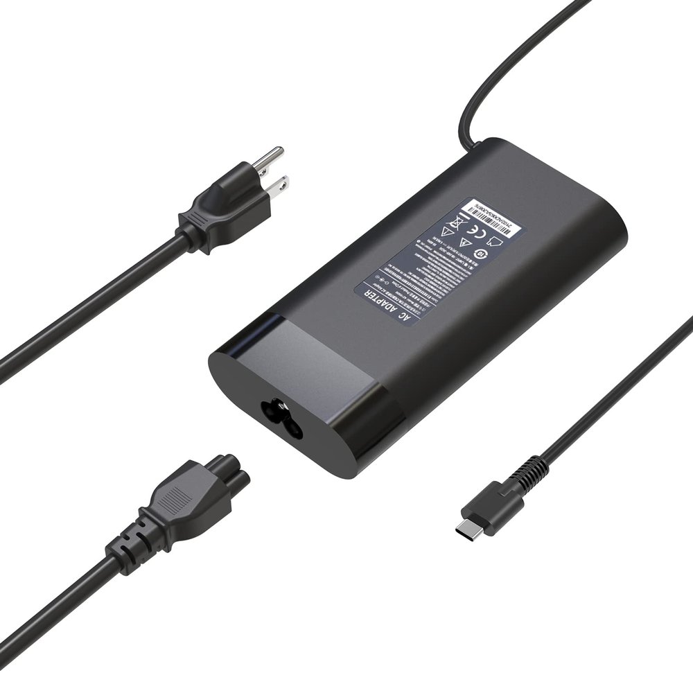 HotTopStar 90W USB C Laptop Charger for HP Spectre X360 13 14 15 EliteBook 1040 G4 904144-850 904082-003 adp-90fe 2ln85aa 20V 4.5A 90W Type C AC Adapter Power Supply Cord