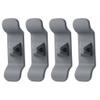 Cable Holder Clips, Self Adhesive Cable Management Cord Organizer, Multi-Functional Silicone Wire Organizers for Desktop USB Charging Cable Nightstand Power Cord Wire PC Office Home, Grey view 2