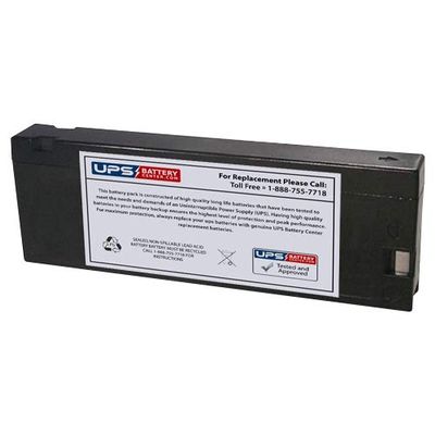 12V 2.3Ah, PC - Pressure Contact Compatible Battery Replacement for Canon YR30A by UPSBatteryCenter