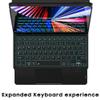 QYiiD Backlit Touchpad Keyboard Case for Huawei MatePad 10.4" 2020, Magnetically Detachable Wireless Bluetooth Keyboard for Huawei MatePad 10.4" 2020, Black view 2