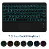 QYiiD Backlit Touchpad Keyboard Case for Huawei MatePad 10.4" 2020, Magnetically Detachable Wireless Bluetooth Keyboard for Huawei MatePad 10.4" 2020, Black view 4