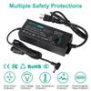 120W Universal Power Supply Adjustable DC 3V ~ 24V Variable Switching AC/DC Adapter 100V-240V AC to DC 24V 5A Converter with 14 Tips & Polarity Converter - 5000mA Max view 4