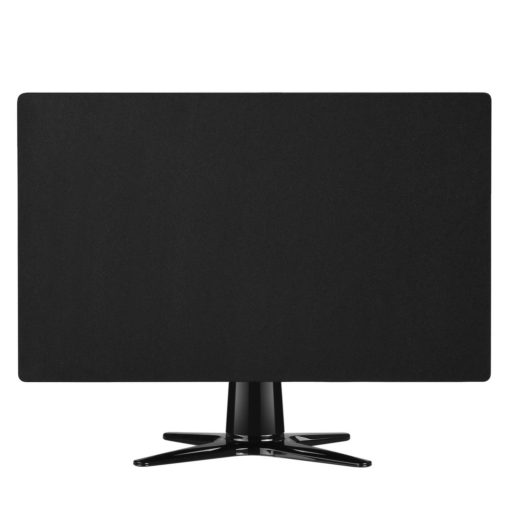 Elastic soft cloth computer dust cover black for 17/18/19/20/21 inch computer monitor and most brands of flat screen TV (17 to 21 inches)
