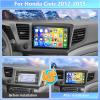 Car Stereo for Honda Civic 2012 2013 2014 2015 with Bluetooth,Podofo Android 13 9 Inch Touchscreen Car Radio Receiver with GPS Navigation/Mirror Link/WiFi/SWC/USB/FM/RDS + AHD Backup Camera view 2