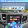 Car Stereo for Honda Civic 2012 2013 2014 2015 with Bluetooth,Podofo Android 13 9 Inch Touchscreen Car Radio Receiver with GPS Navigation/Mirror Link/WiFi/SWC/USB/FM/RDS + AHD Backup Camera view 4